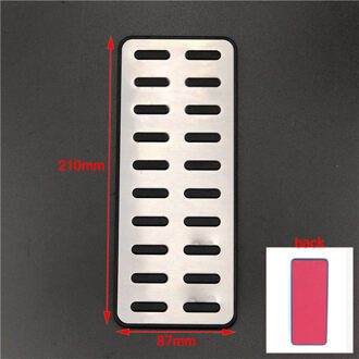 Gas Brandstof Rempedaal Pads Cover AT Voor Hyundai ENCINO Elantra i30 Kona Voor Kia KX7 Forte XCEED Auto Styling Footrest 1stk