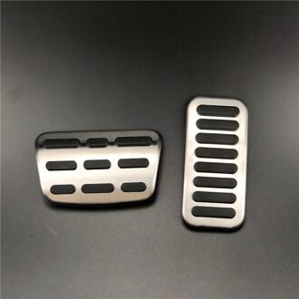 Gas Brandstof Rempedaal Pads Cover AT Voor Hyundai ENCINO Elantra i30 Kona Voor Kia KX7 Forte XCEED Auto Styling For AT 2stk
