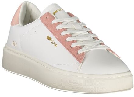 Gas Casual leren sneakers Wit