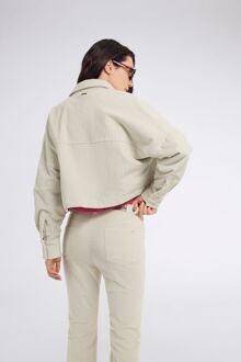 Gas Corduroy damesshirt WILBUR OVER W Zilver - L