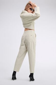 Gas Dames corduroy oversized broek BELLIS CARR Zilver - XS