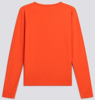 Gas Dames rood HANIKE M/L GAS LOGO T-shirt met lange mouwen - maat S