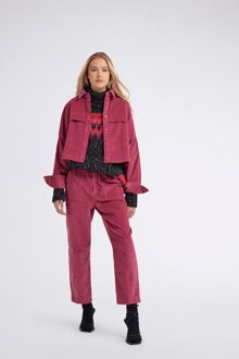 Gas Dames roodpaars WILBUR OVER W Shirt - maat XS Wijnrood