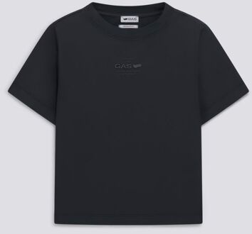 Gas Dames-T-shirt asfaltgrijs TARA"GAS LOGO