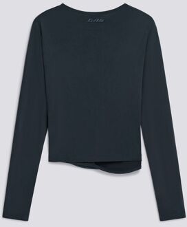 Gas Dames-T-shirt met lange mouwen ALPHA DRAP zwart