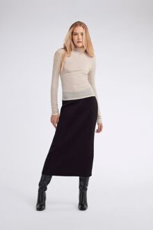 Gas Damesbeige HANIKE NECK M/L T-shirt met lange mouwen - maat XL