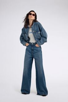 Gas Damesjeans medium blauw MARTIN RELAX 73MM Middelblauw