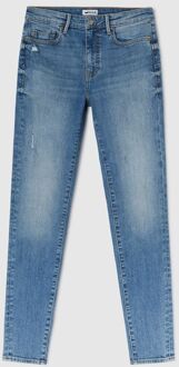 Gas Damesjeans met hoge taille en skinny fit STAR UP 67ML Blauw - 31 (Taille)