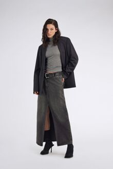 Gas Damestrui hoge hals wollen tricot HANIKE NEK M/L Grijs - XS