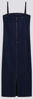Gas Denim midi-jurk HARAS DRESS 65DM Zwart
