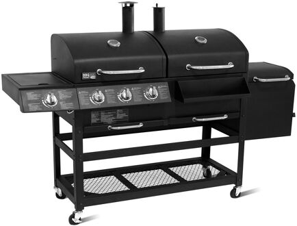 Gas- En Houtskoolbarbecue Grand Brandon - 13kw