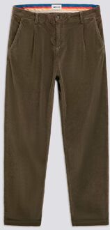 Gas Heren corduroy chino broek COSME PANT Groen - M