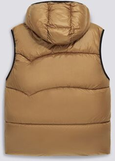 Gas Heren donkerbruin TANNER GILET Vest - maat 2XL Donker Bruin