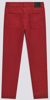 Gas Heren rood SAX ZIP REV Jeans