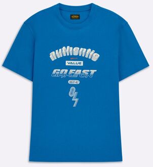 Gas Heren sterk blauw DHARIS GAME GASHER. T-shirt - maat S