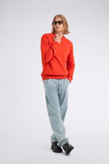 Gas Heren sweatshirt met normale pasvorm SVEN GAS 1984 - maat S Rood