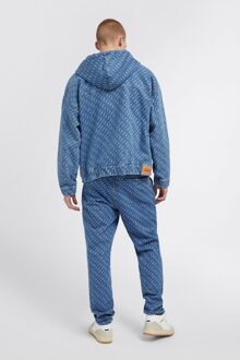 Gas Heren taps toelopende chino jeans PAUL 85MM Blauw - 33 (Taille)