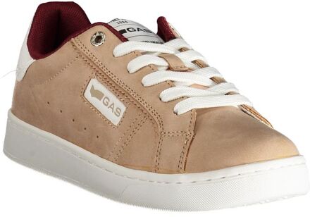 Gas Lage leren sneakers - maat Bruin