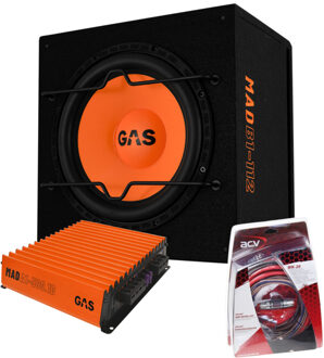 GAS MAD Subwoofer set MAD B1-112 + MAD A1-500.1D + WK-20 GASMAD12SET1