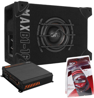 GAS MAX Subwoofer set MAX B1-16 + MAD A2-600.1DFL + WK-20 GASMAX6SET1