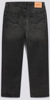 Gas Rechte herenjeans 90'S DAD 73BM Zwart
