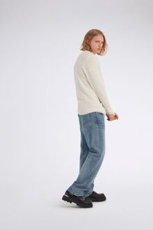 Gas Regular fit heren trui met kabelpatroon AUGUST - maat 2XL Zilver