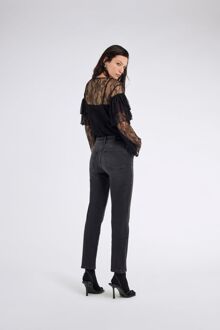 Gas Slim fit damesjeans met sigarettenbodem BETH 65BD Blauw - 28 (Taille)