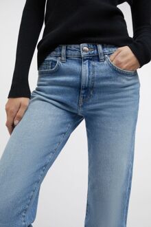 Gas Slim fit damesjeans met sigarettenbodem BETH 71ML Blauw - 31 (Taille)