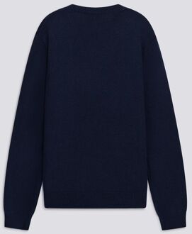 Gas Slim fit herenpullover met voorpand PABLITO Blauw - S