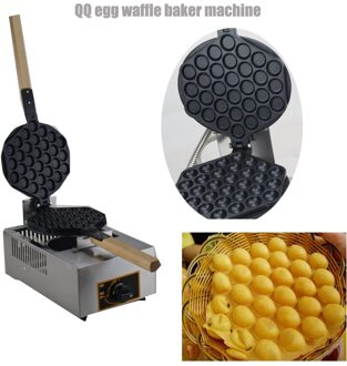 Gas Type Ei Wafelijzer QQ Eggette Wafel Machine voor keuken Hongkong Eggette Maker bubble wafelijzer