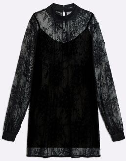 Gas Vrouwen zwart MEADOW DRESS Jurk