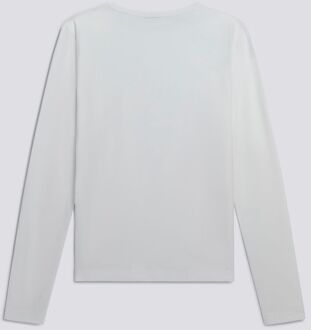 Gas Wit HANIKE M/L GAS LOGO T-shirt met lange mouwen voor dames - maat L