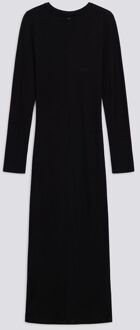 Gas Zwarte BJORK RIB-jurk voor dames