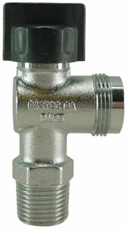 Gasaansluitkraan Gastec 1/2''x M24 haaks