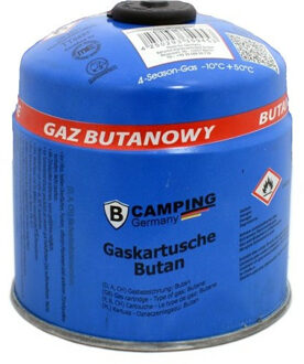 Gasblik | Gasbus | Camping Gasvulling | Met schroefventiel| Butaan Gas | 500g