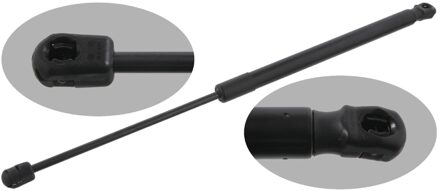 Gasdrukveer, kofferruimte