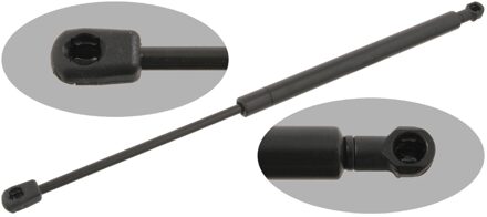 Gasdrukveer, kofferruimte