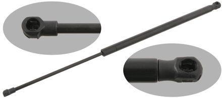 Gasdrukveer, kofferruimte