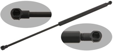 Gasdrukveer, kofferruimte