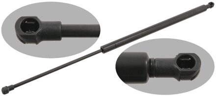 Gasdrukveer, kofferruimte