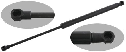 Gasdrukveer, kofferruimte