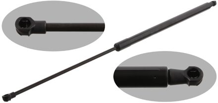 Gasdrukveer, kofferruimte