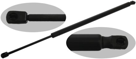 Gasdrukveer, kofferruimte