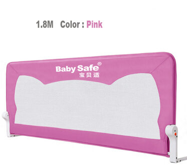 Gasfornuis Knop Baby Gate Deur Stop Babysafe Bed Rails Kind Hek Baby 1.8 Meter Algemene voor Buffer Type roze 180