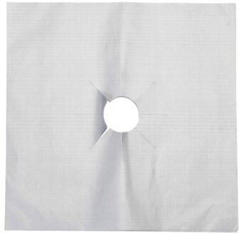 Gasfornuis Protector Herbruikbare Folie Cover Keuken Accessoires Koken Non-stick Folie Mat Pad Schoon Kookgerei Thuis Gadgets Zilver