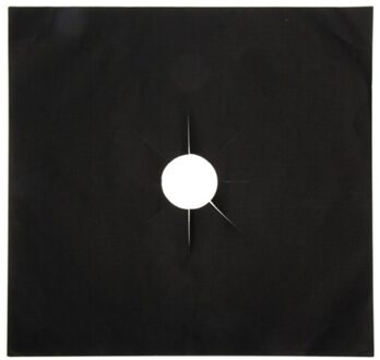 Gasfornuis Protector Herbruikbare Folie Cover Keuken Accessoires Koken Non-stick Folie Mat Pad Schoon Kookgerei Thuis Gadgets zwart