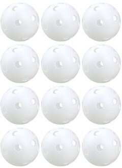 Gat Bal Poly Plastic Baseball Praktijk Training Voor Raken Batting Bay # P3 wit