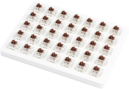 Gateron Cap Switch Set - Cap Brown, 35 Switches Keyboard switches