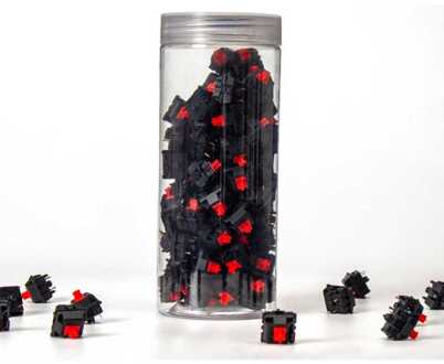 Gateron KS-3X Full Black Red Keyboard switches