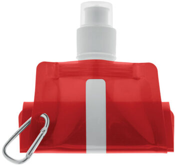 Gates gewoon opvouwbare waterfles 480ml - maat One size Rood